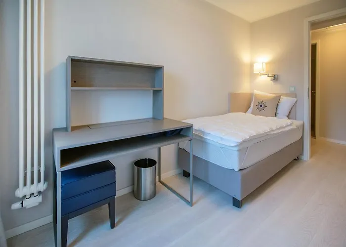 Duenenresidenz Prora - Ferienwohnung Mit Meerblick, 2 Schlafzimmern, Balkon Und Sauna Np-103