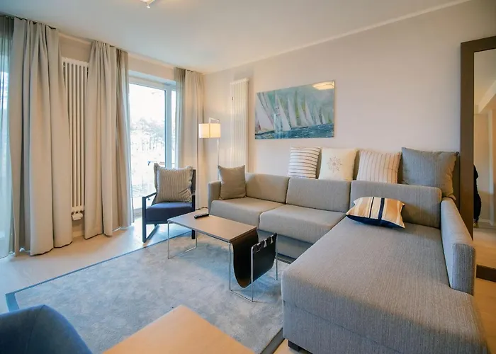 Duenenresidenz Prora - Ferienwohnung Mit Meerblick, 2 Schlafzimmern, Balkon Und Sauna Np-103