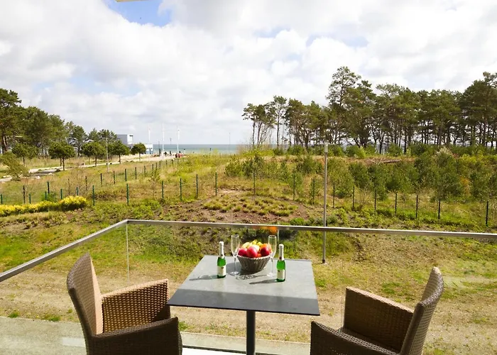 Duenenresidenz Prora - Ferienwohnung Mit Meerblick, 2 Schlafzimmern, Balkon Und Sauna Np-103